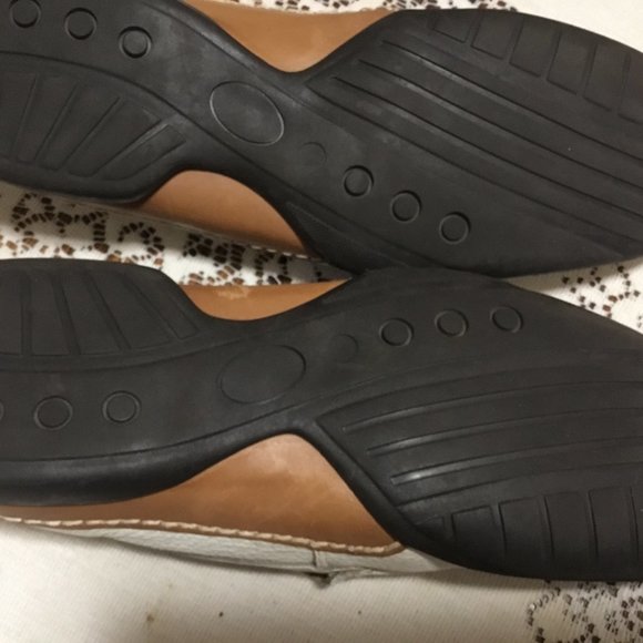 Men's HIPOPPOTAMUS White Leather Loafers Miami Vice Crockett Cool 10 D - Picture 7 of 11